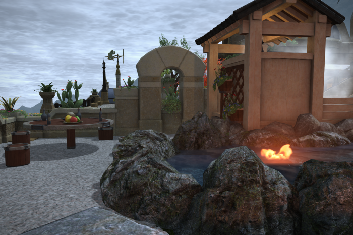 Outside Spa